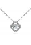 Four Leaf Clover Moissanite Diamond Necklace