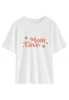 Love Mom Crew Neck T-Shirt