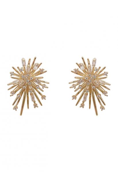 Fireworks Zircon Earrings