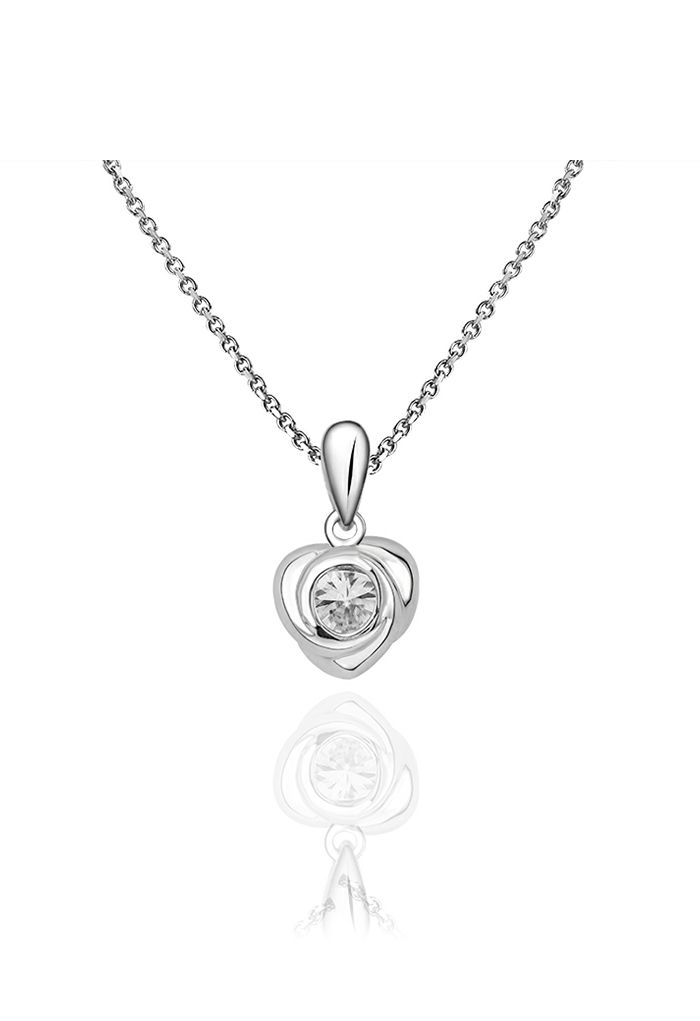Heart Shape Moissanite Diamond Necklace