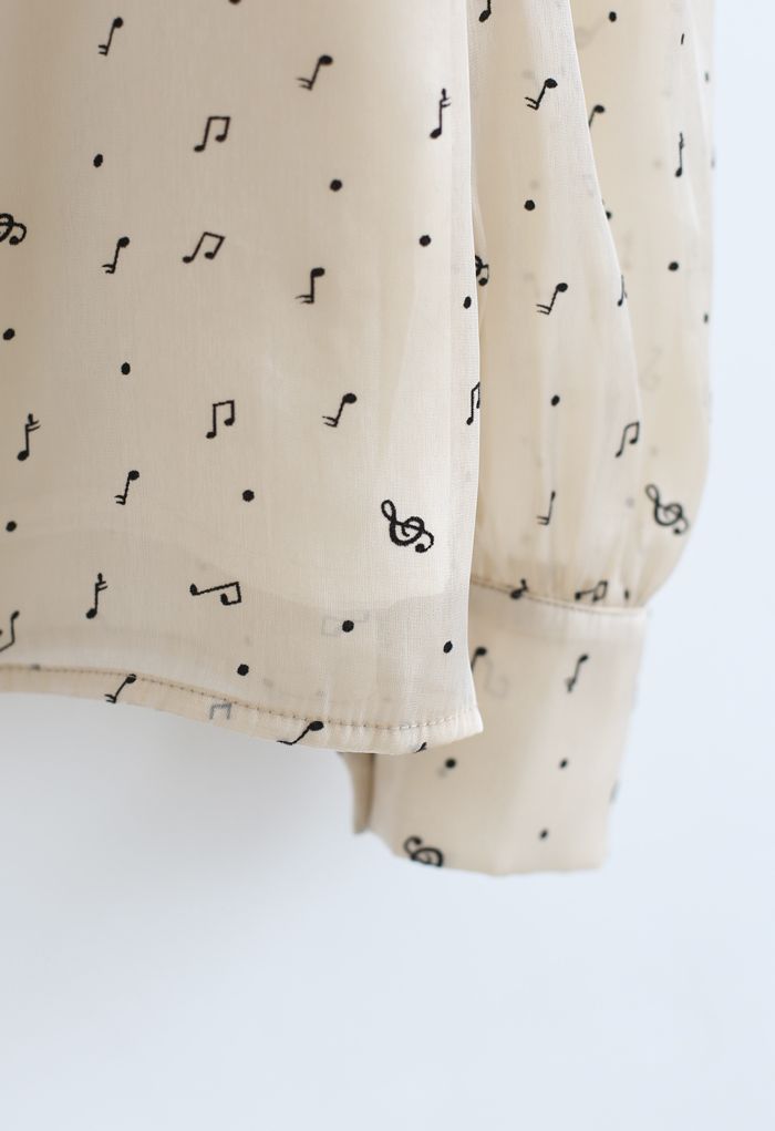 Musical Note Shiny Shirt