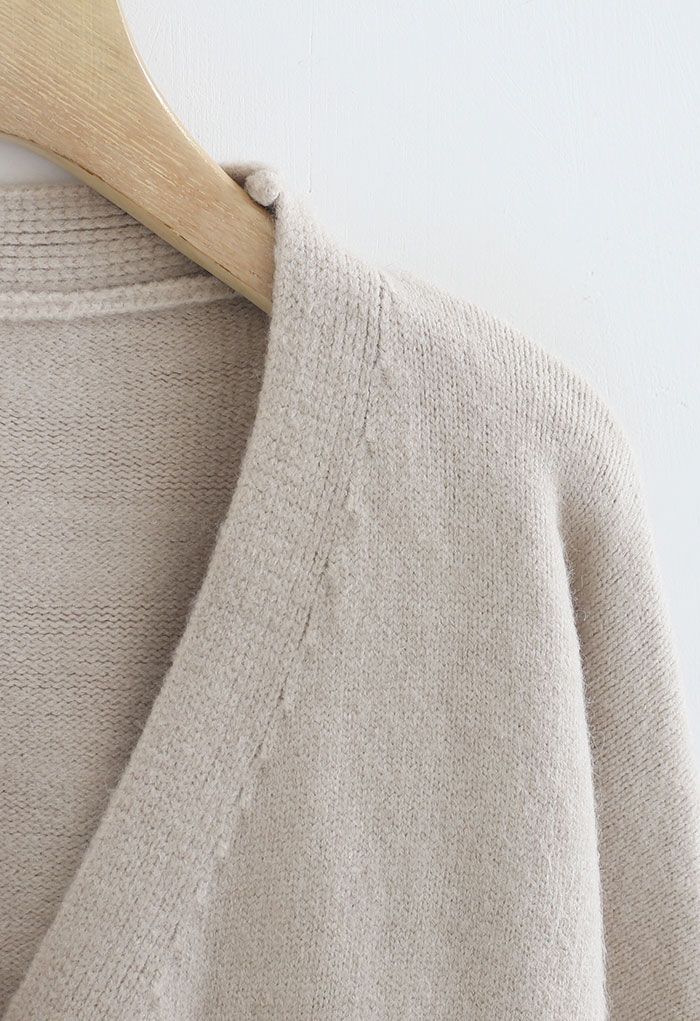 Soft Touch Button Down Cardigan in Ivory
