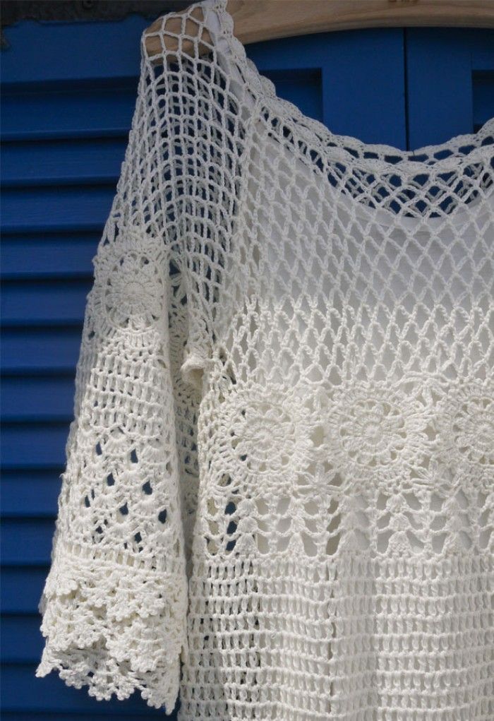 Hand Knit Delicacy of Crochet Dress