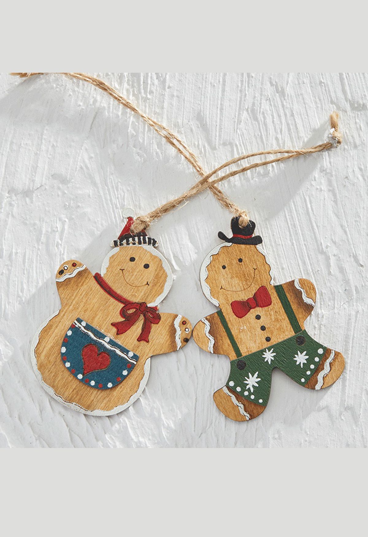 Happy Gingerbread Friends Christmas Ornament