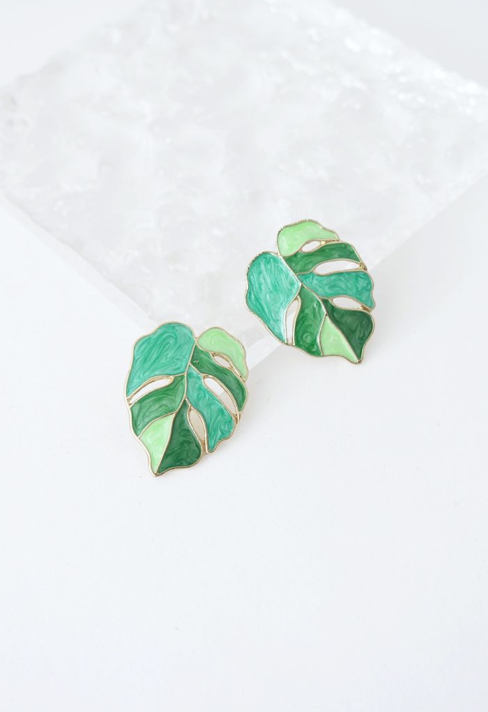 Greenery Leaf Earrings