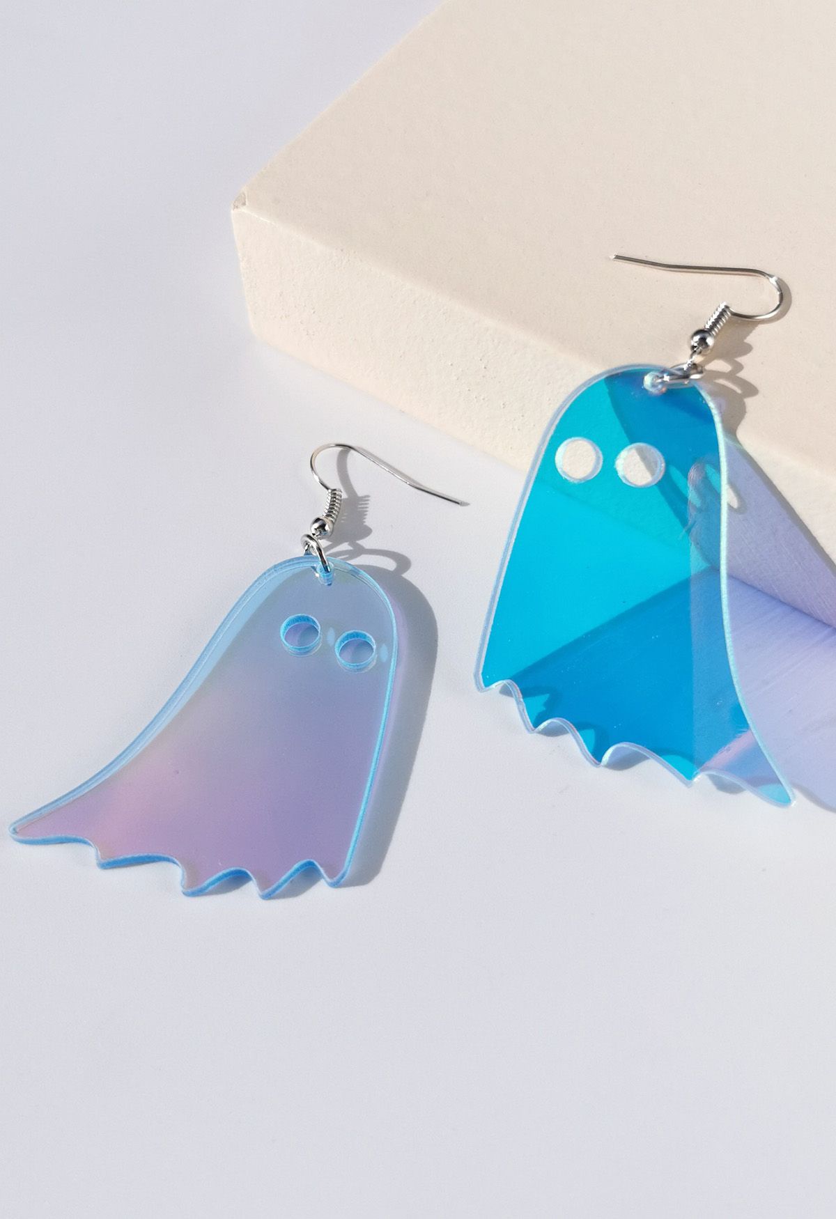 Translucent Ghost Laser Color Earrings