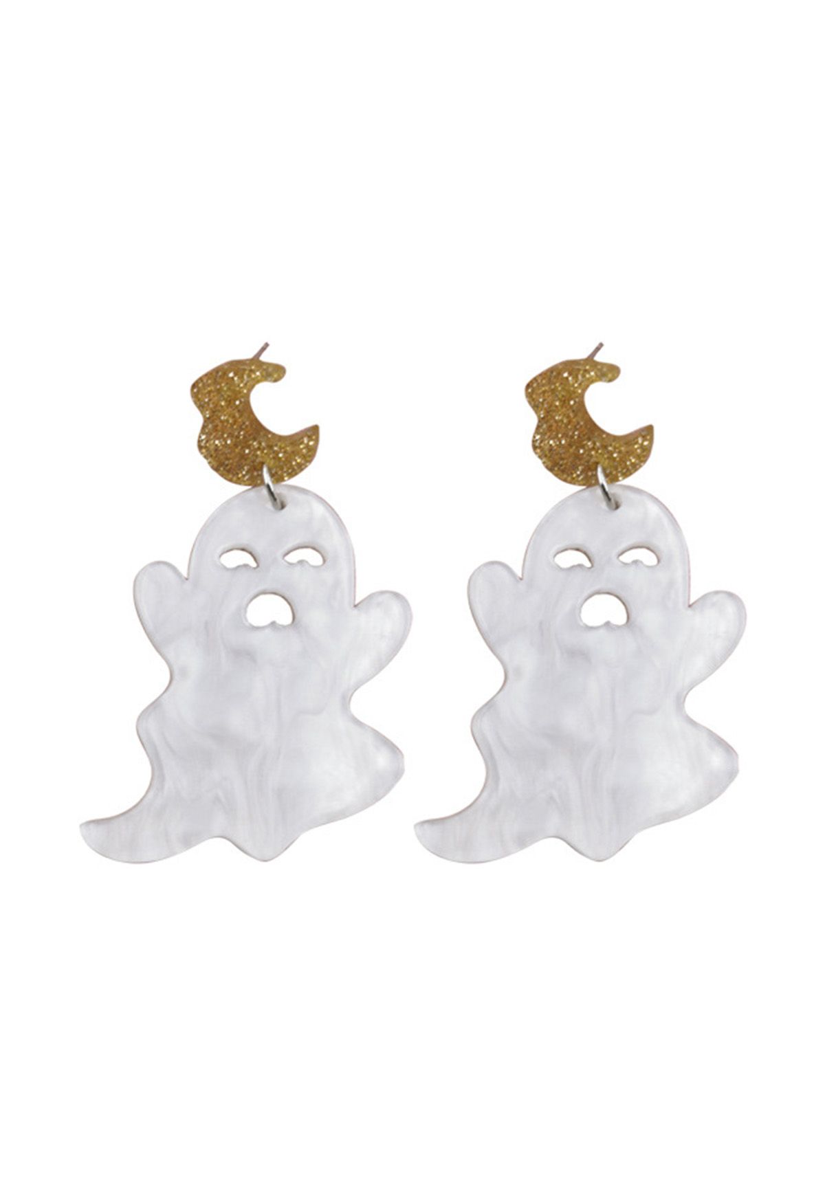 Cartoon Haunting Ghost Earrings