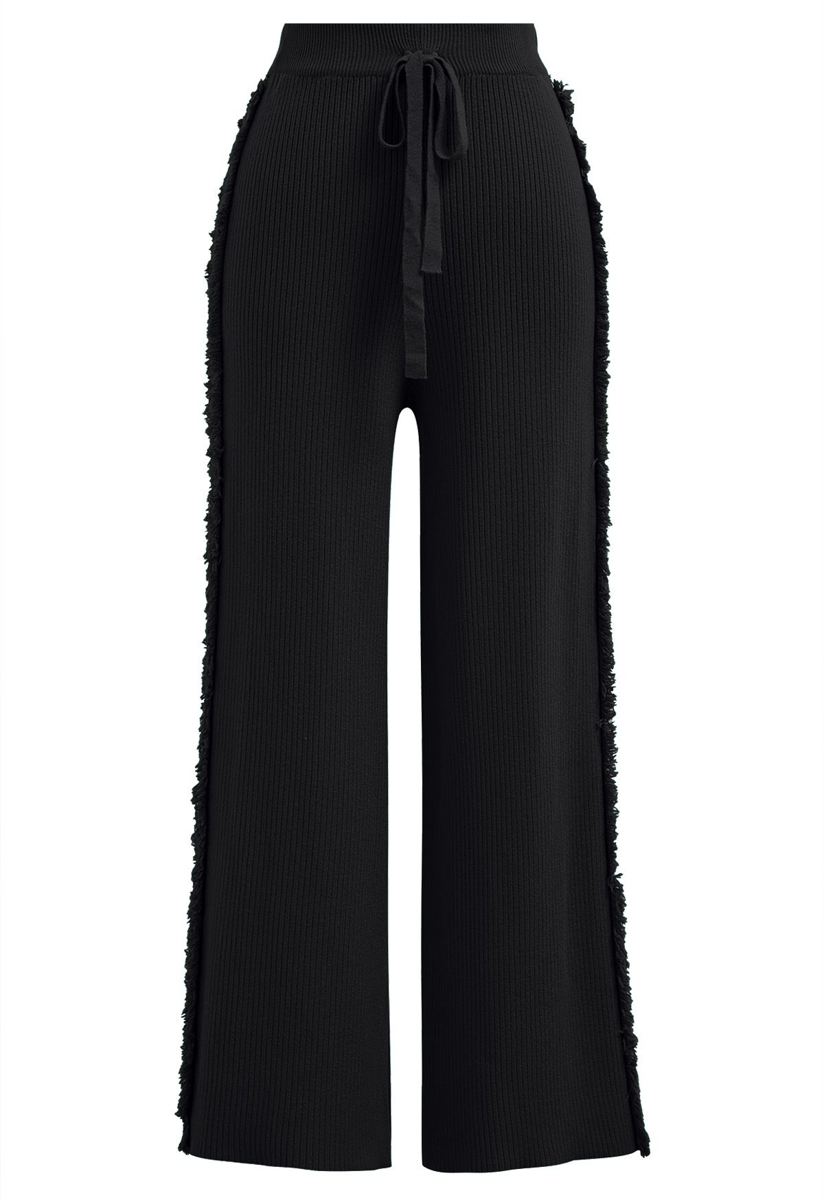 Side best sale tassel jeans