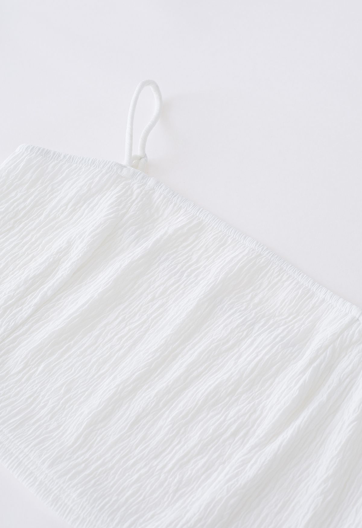 Embossed Texture Cami Crop Top and Pants Set