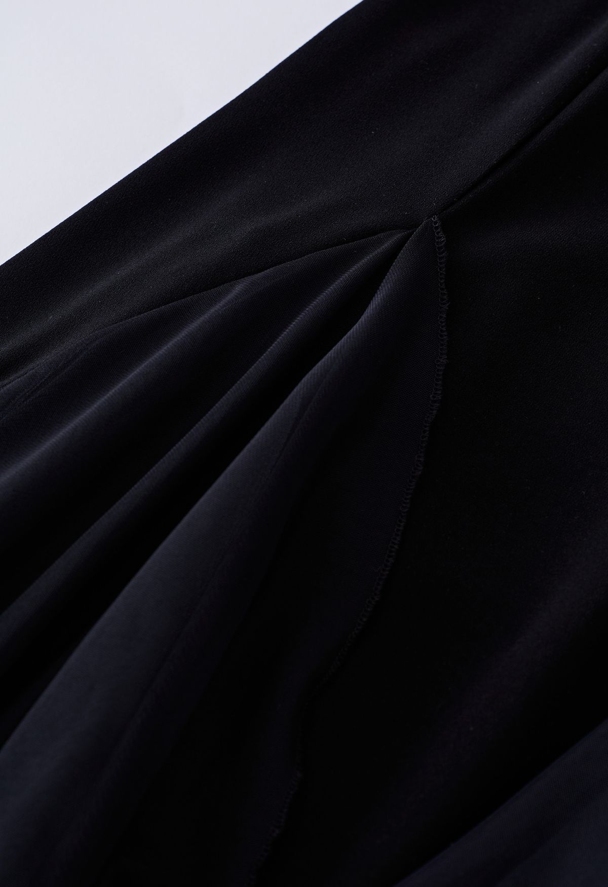 Asymmetric Mesh Panelled Cami Dress
