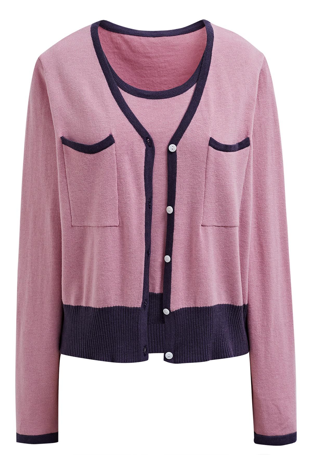 Cardigan with hot sale tank top