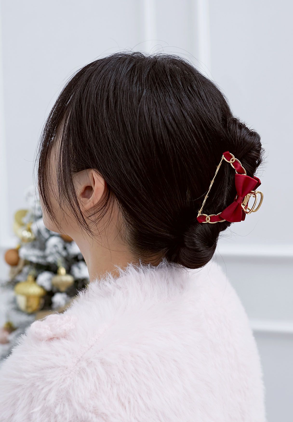 Little Bowknot Hollow Out Hair Clip