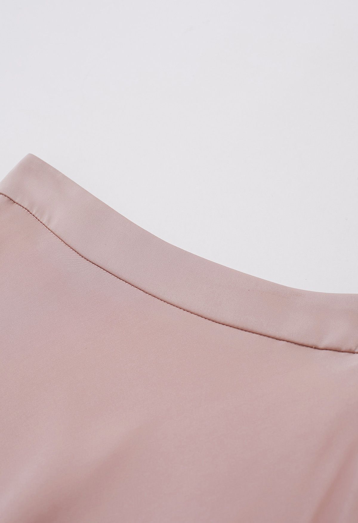 Understated Elegance Satin Maxi Skirt in Pink