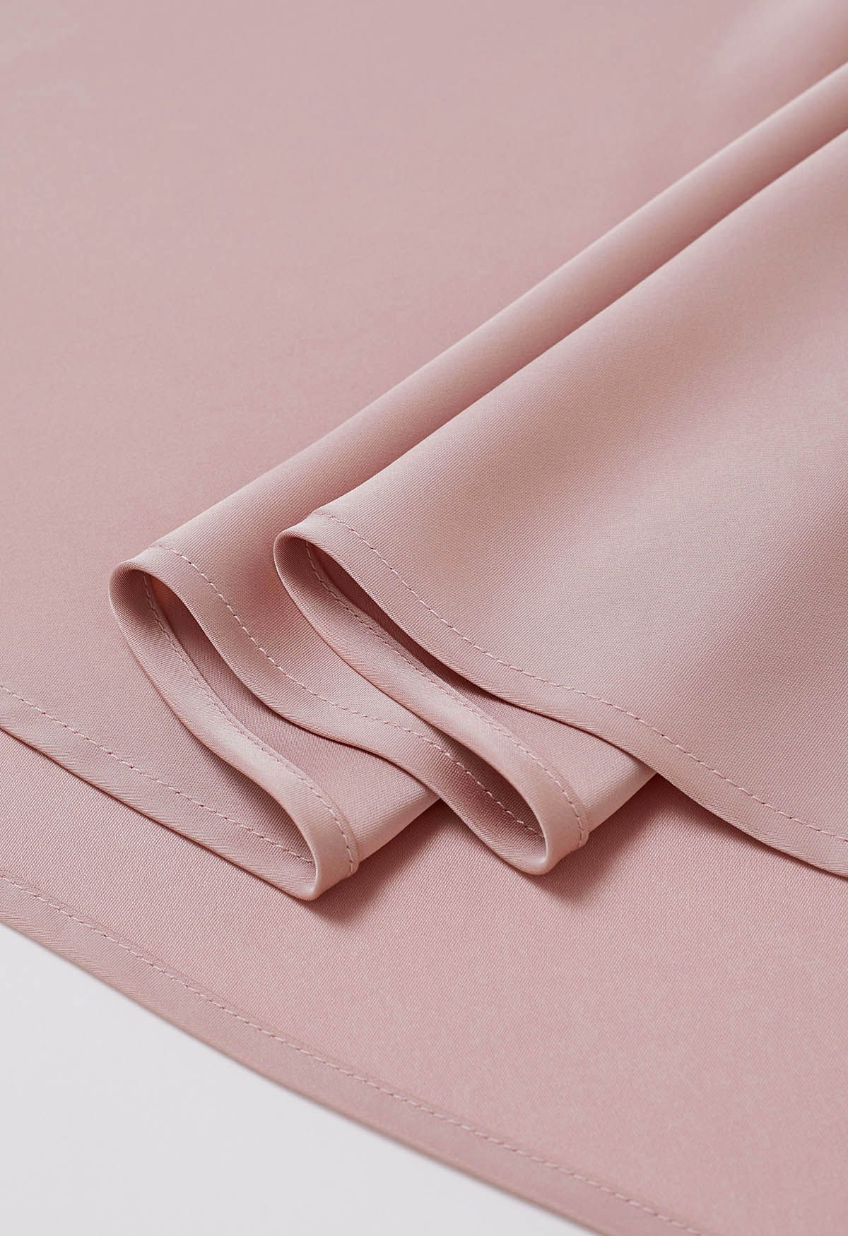 Understated Elegance Satin Maxi Skirt in Pink