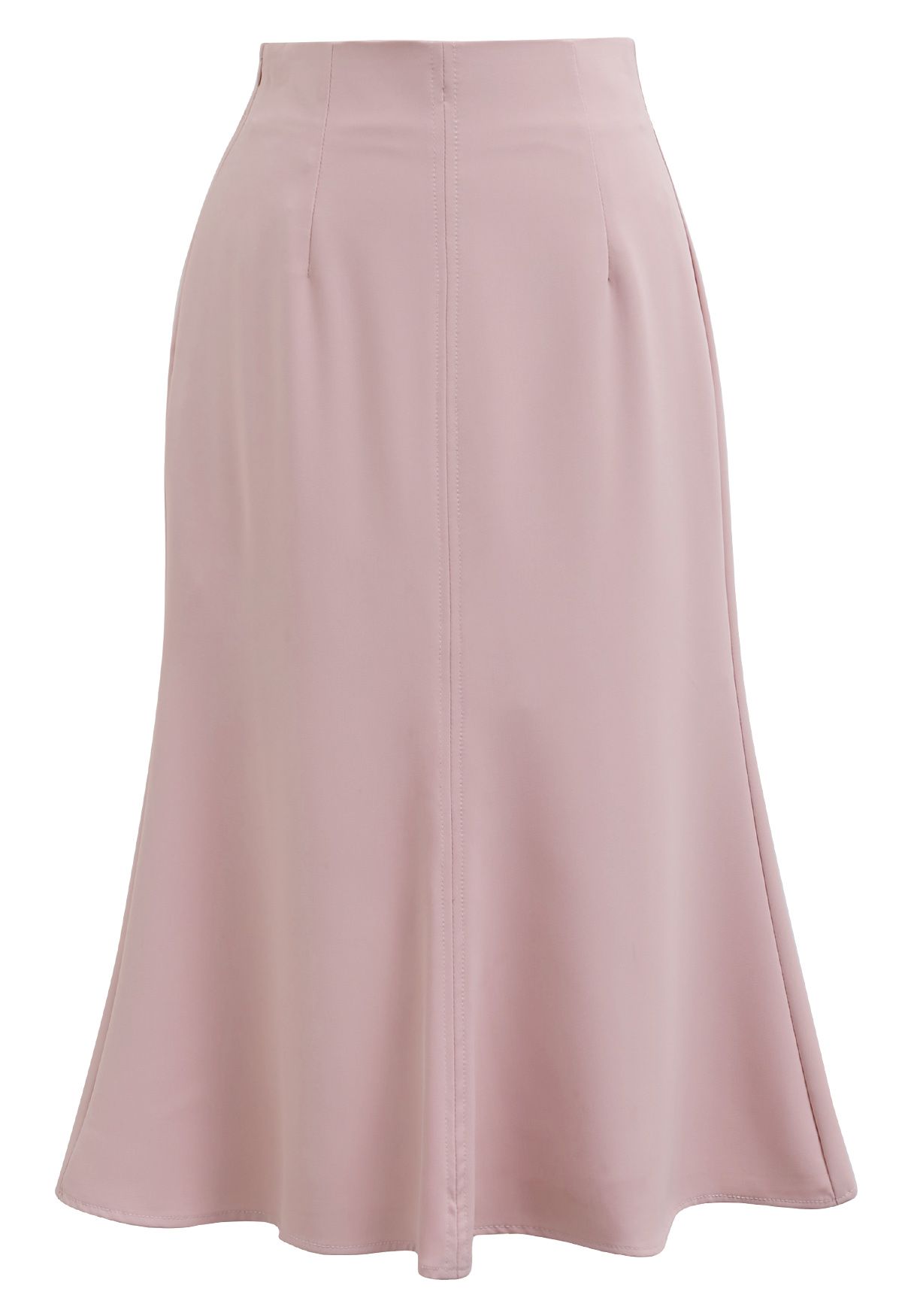 Solid Color Frilling Skirt in Pink