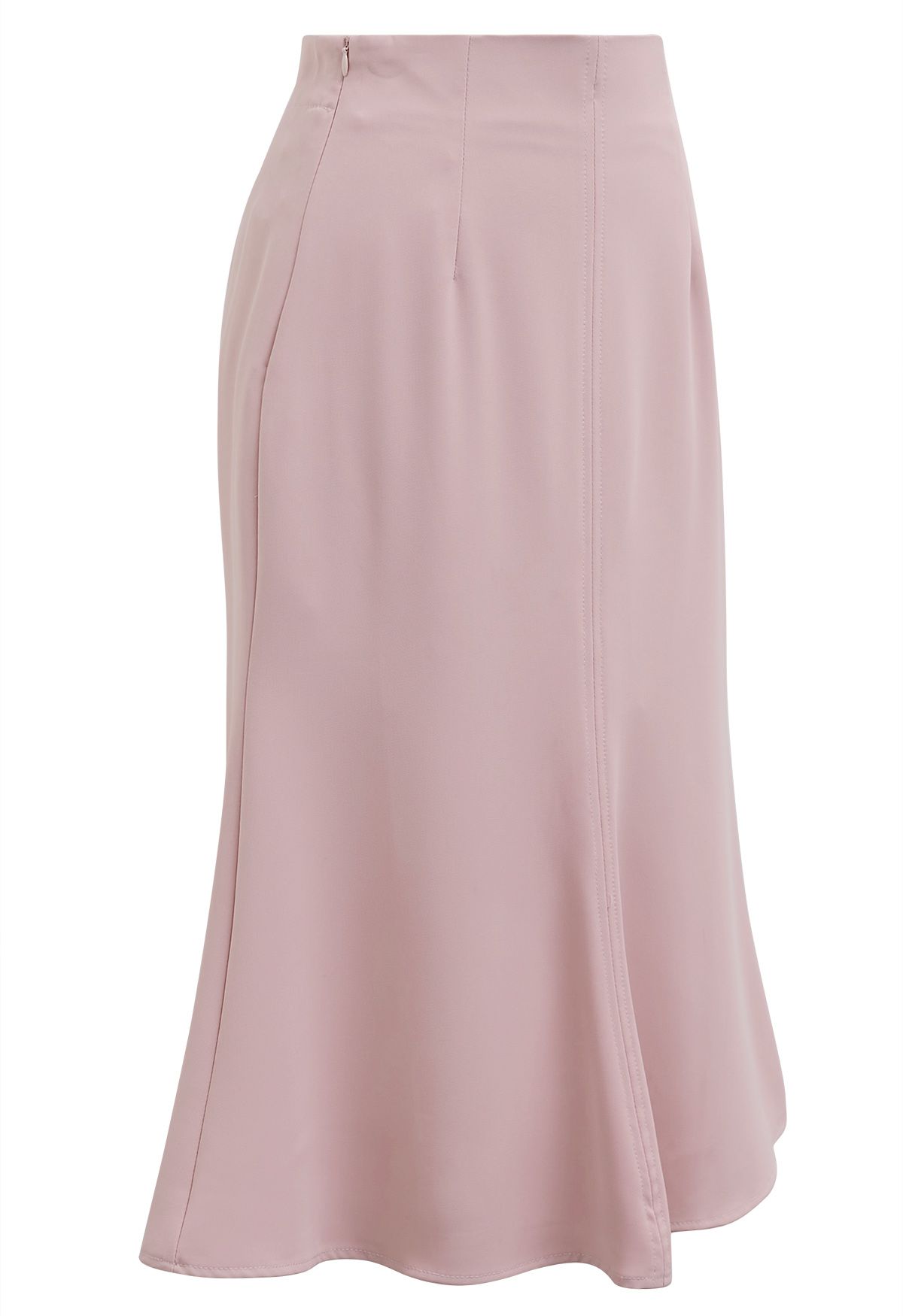 Solid Color Frilling Skirt in Pink