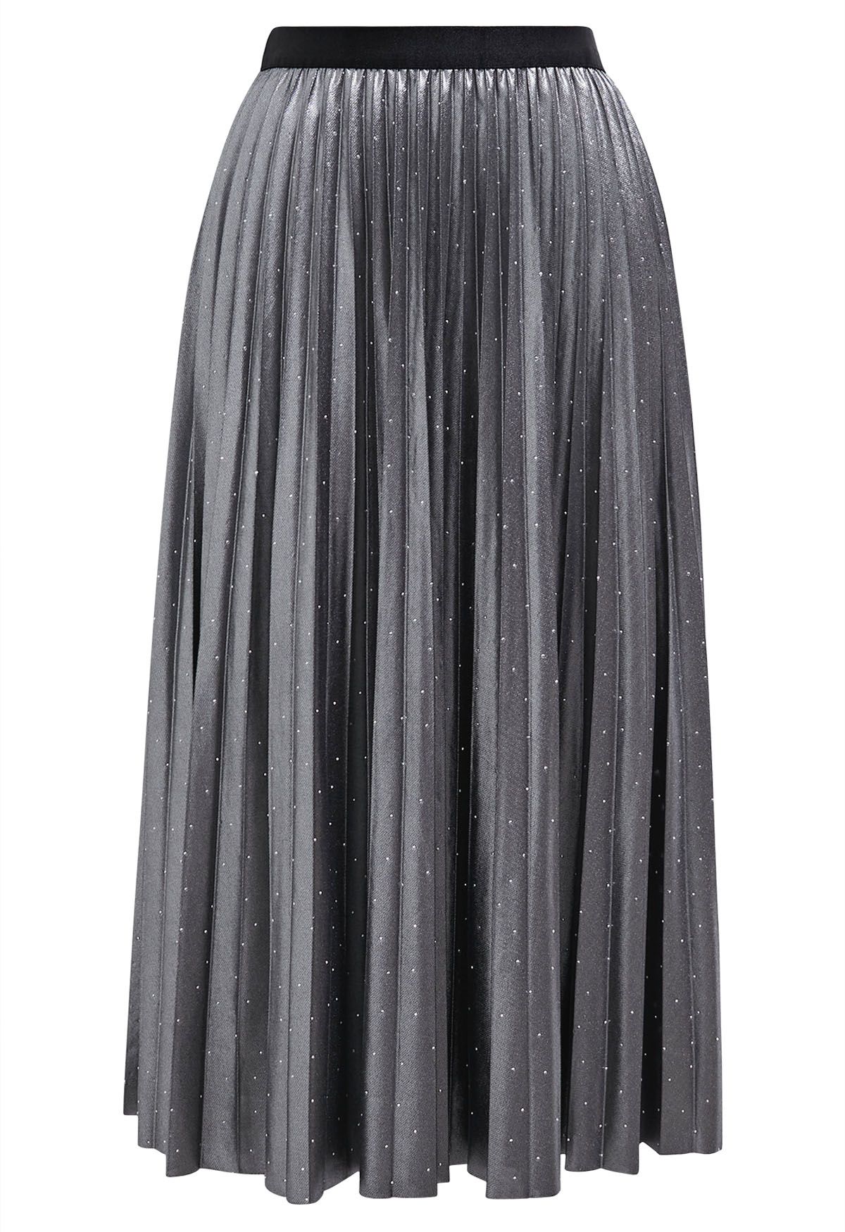 Pleated midi skirt 01 best sale