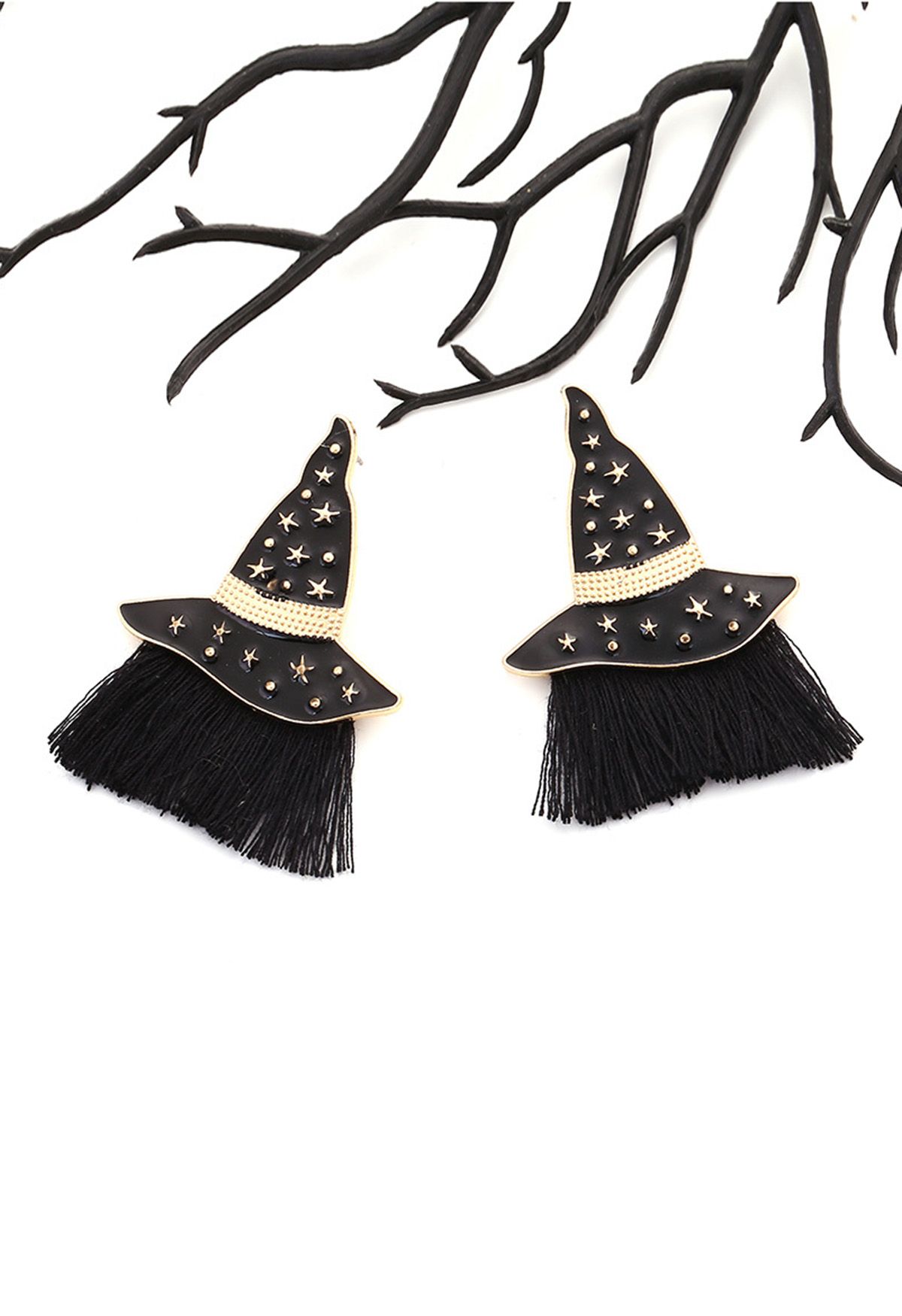 Starlight Witch Hat Tassel Earrings