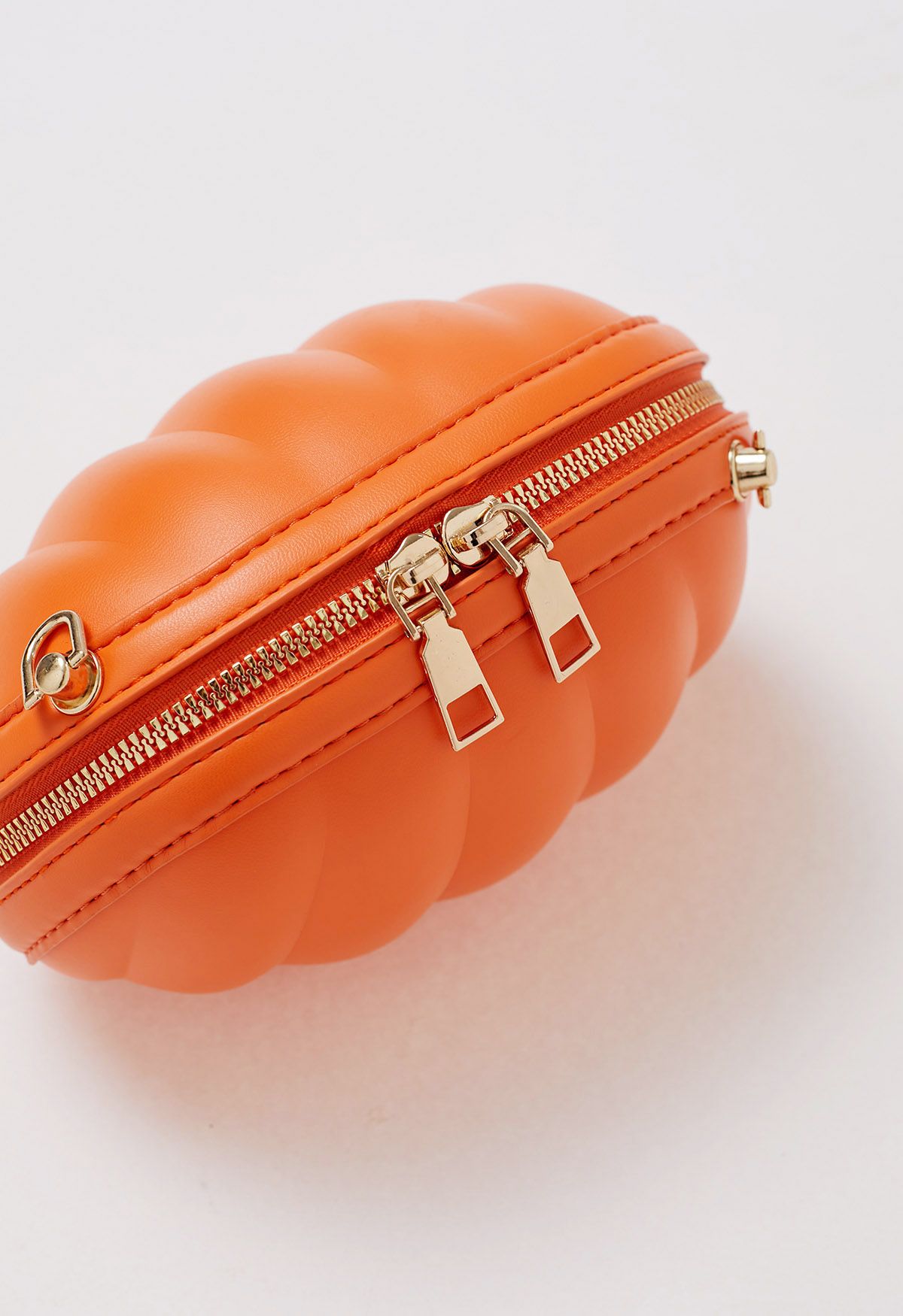 Funny Pumpkin Crossbody Bag in Orange