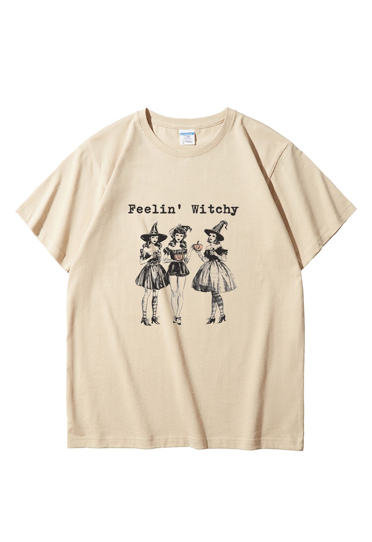 Feelin' Witchy Girly Pattern T-Shirt