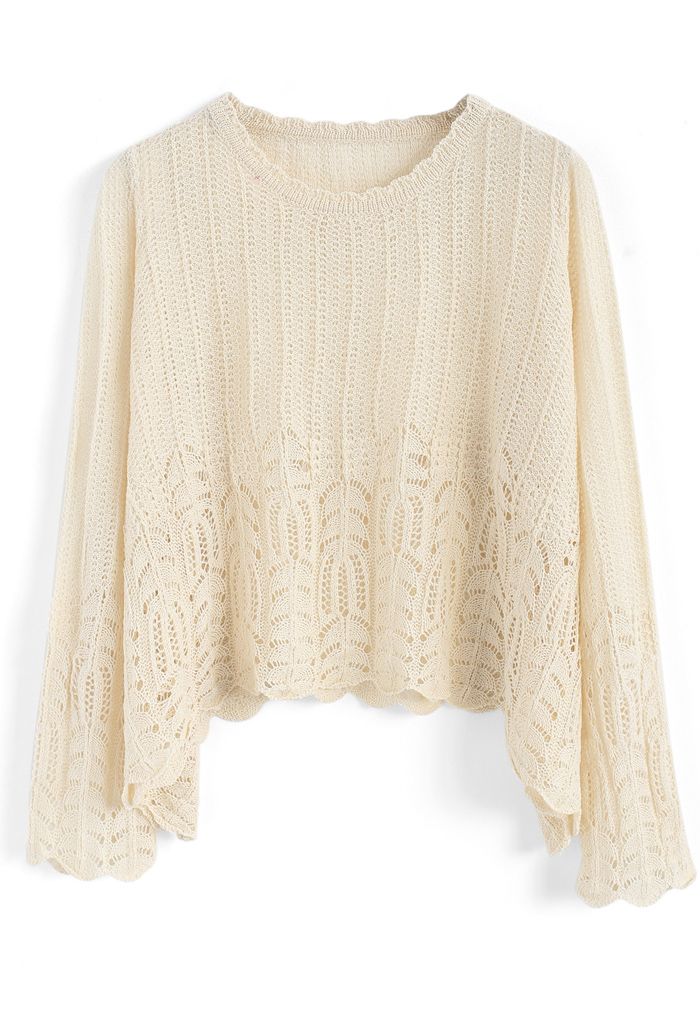 Get Closer to Leisure Knit Top in Cream