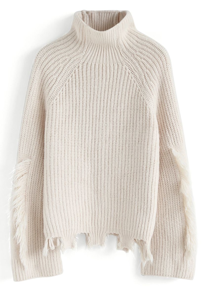 Keep Your Style Knit Turtleneck Sweater in Ivory 