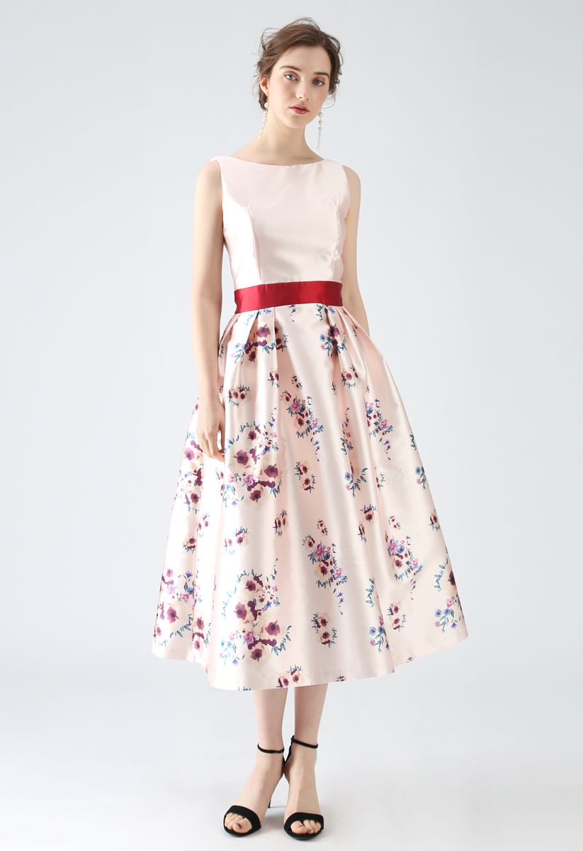 Go with Grace Floral Printed Dress