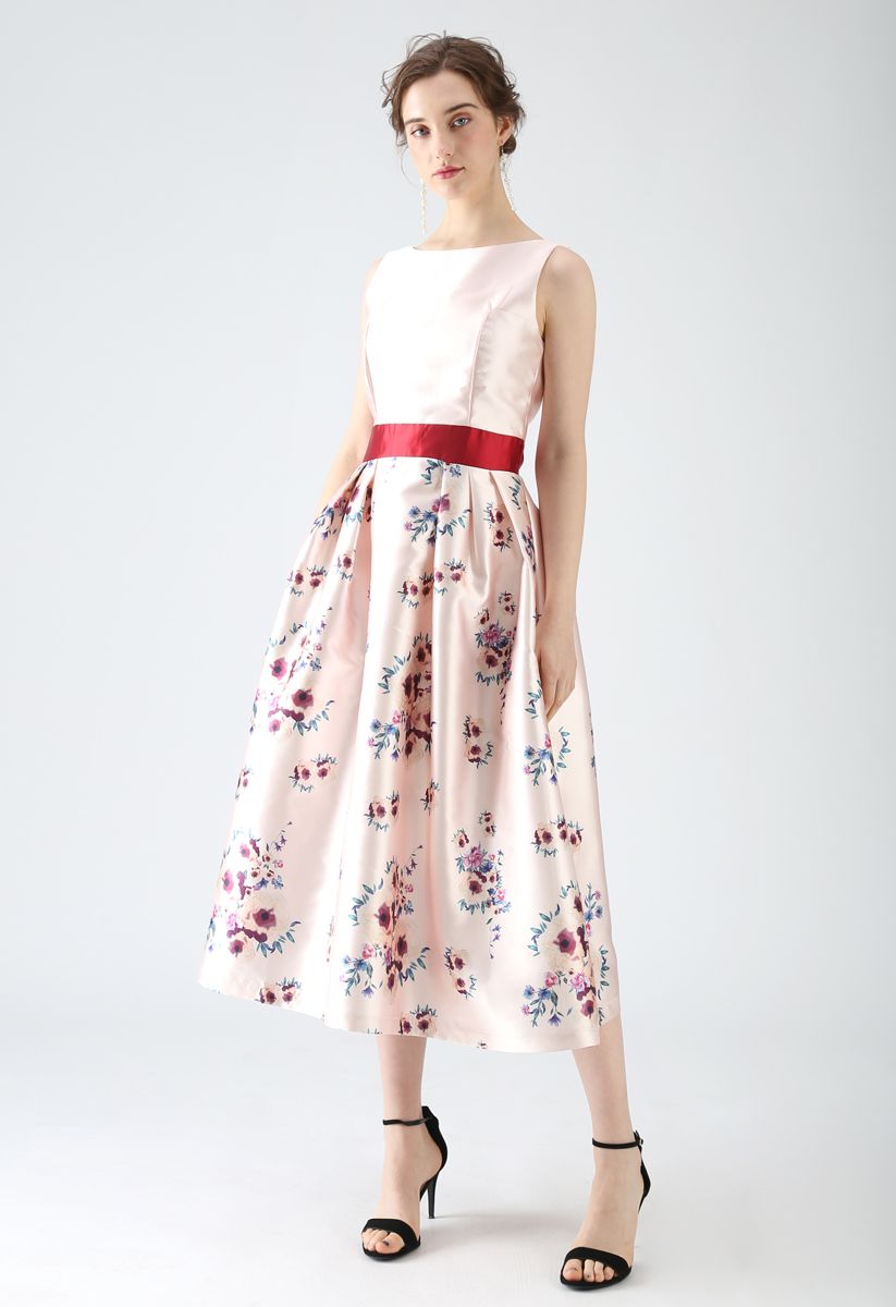 Go with Grace Floral Printed Dress