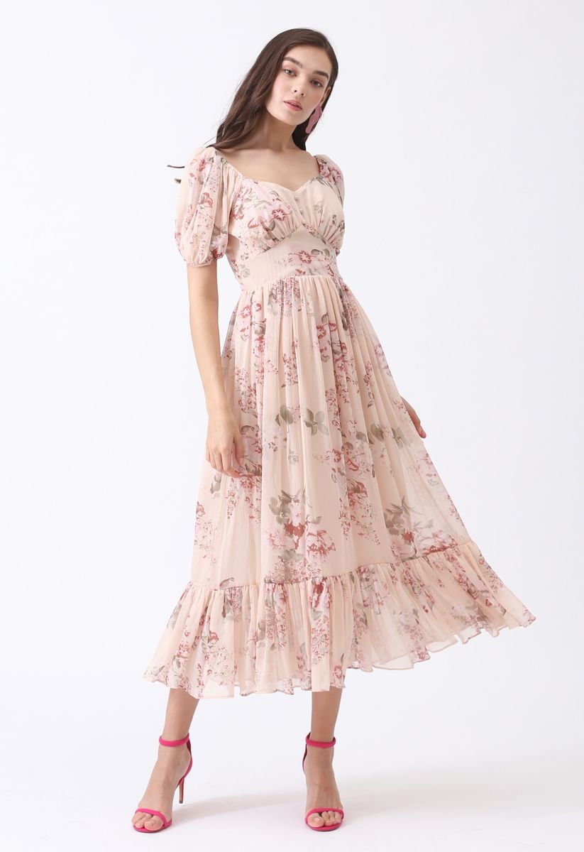 Chicwish floral maxi dress best sale