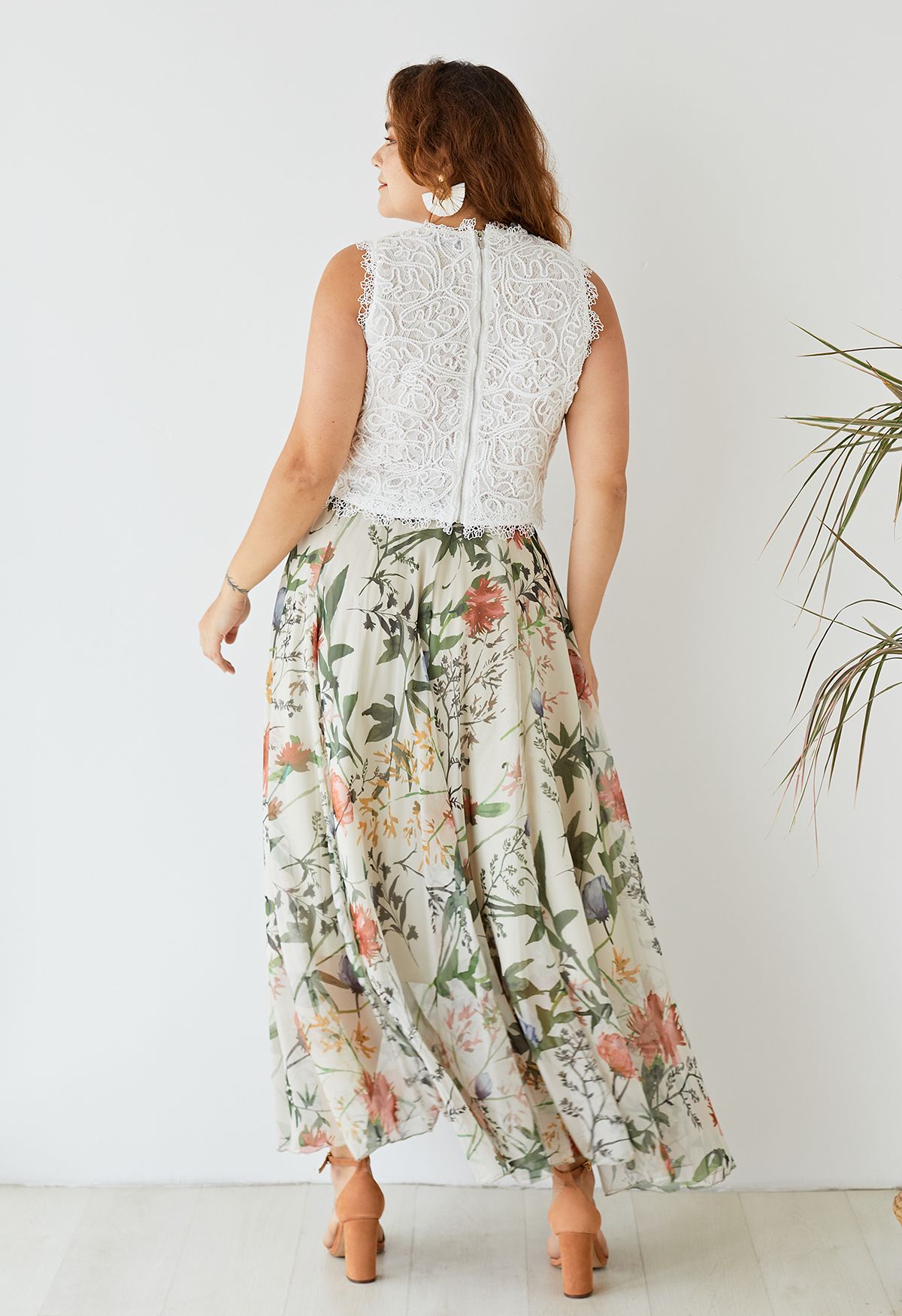 Bring the Blossom Floral Maxi Skirt