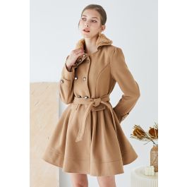 Fit and 2024 flare coat dress