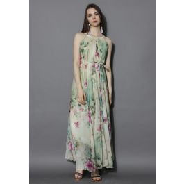 Flower Lullaby Maxi Slip Dress - Retro, Indie and Unique Fashion