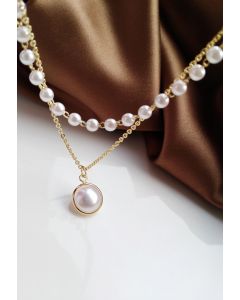 Pearl Double-Chain Necklace