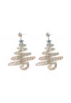 Starry Christmas Tree Earrings in Ivory