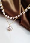 Pearl Double-Chain Necklace