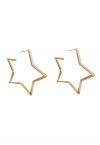 Rhinestone Star-Shaped Earrings