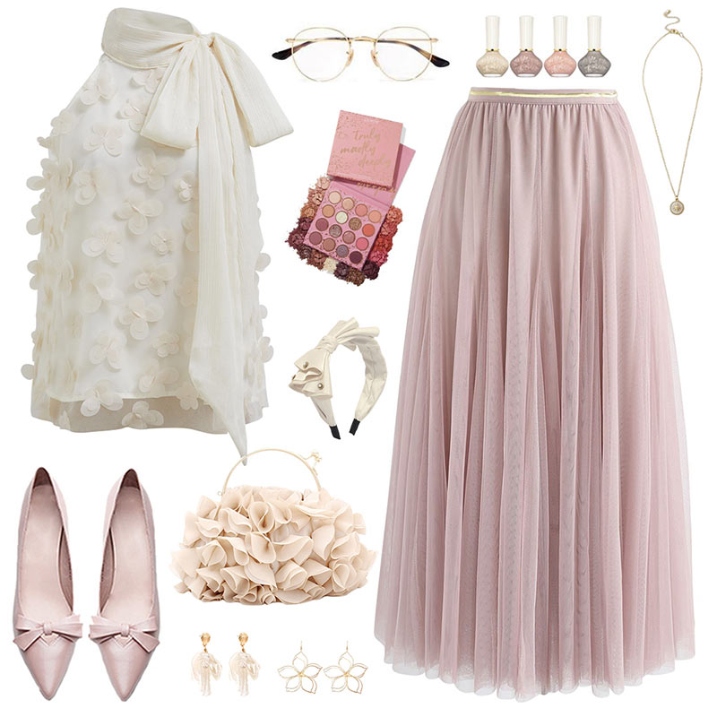 Chicwish pink tulle skirt best sale